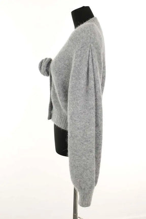 Cardigan Rotate Gris en Laine