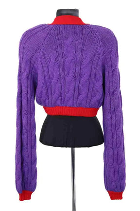Cardigan Rowen Rose Violet en Laine