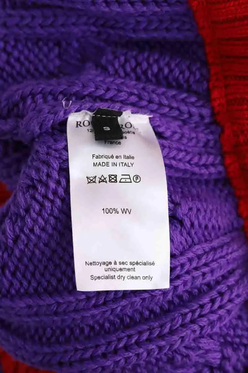 Cardigan Rowen Rose Violet en Laine