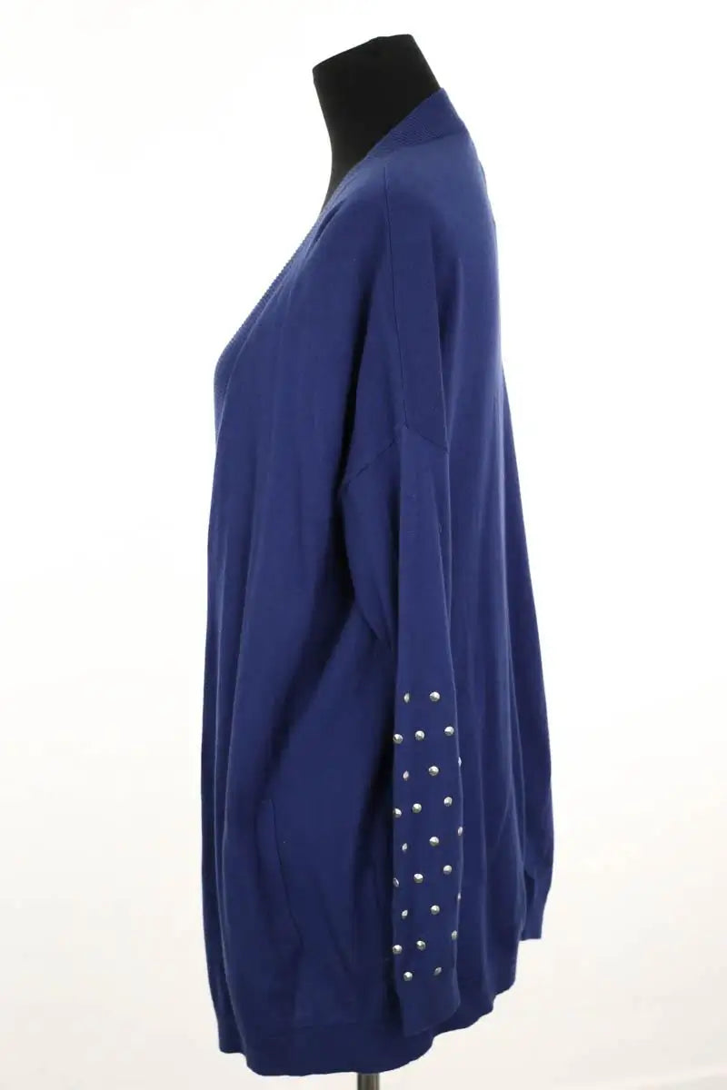 Cardigan Sandro Bleu en Coton