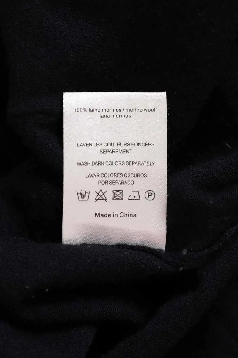 Cardigan Sandro Marine en Laine
