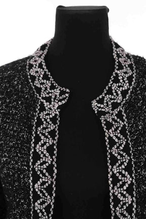 Cardigan Sandro Noir en Laine