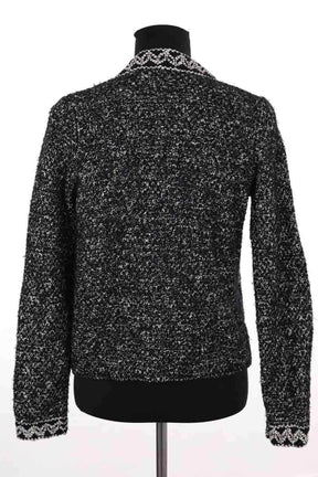 Cardigan Sandro Noir en Laine