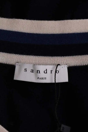 Cardigan Sandro Noir en Laine
