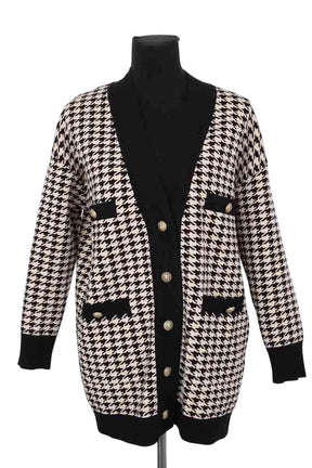 Cardigan Sandro Noir en Viscose, taille XS - Seconde Main