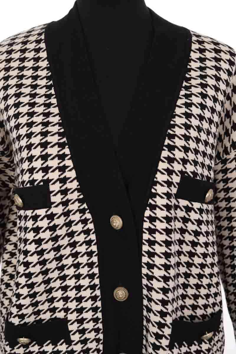 Cardigan Sandro Noir en Viscose