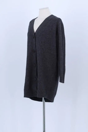 Cardigan Sézane Anthracite en Laine