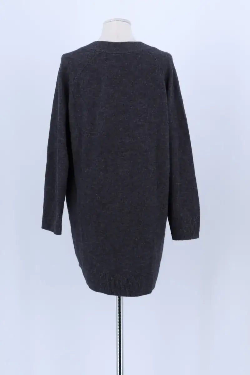 Cardigan Sézane Anthracite en Laine