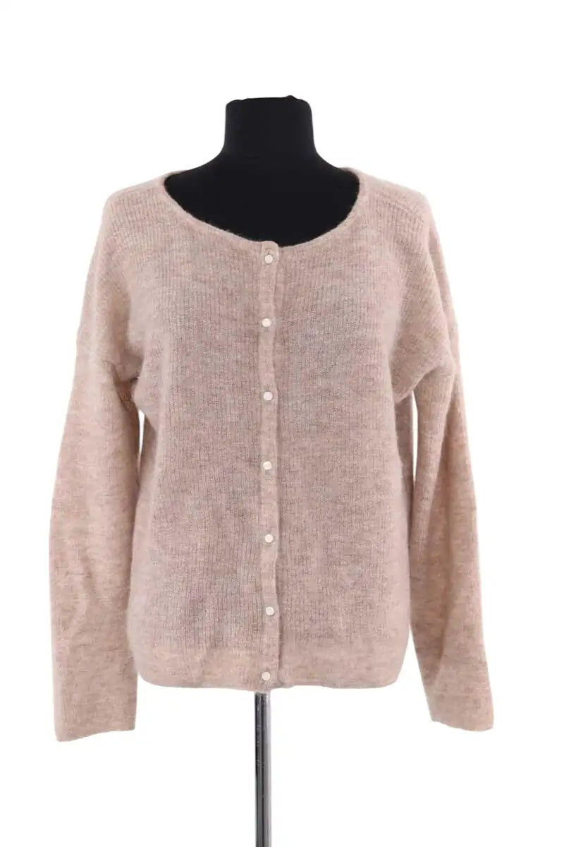 Cardigan Sézane Beige en Coton, taille S - Seconde Main