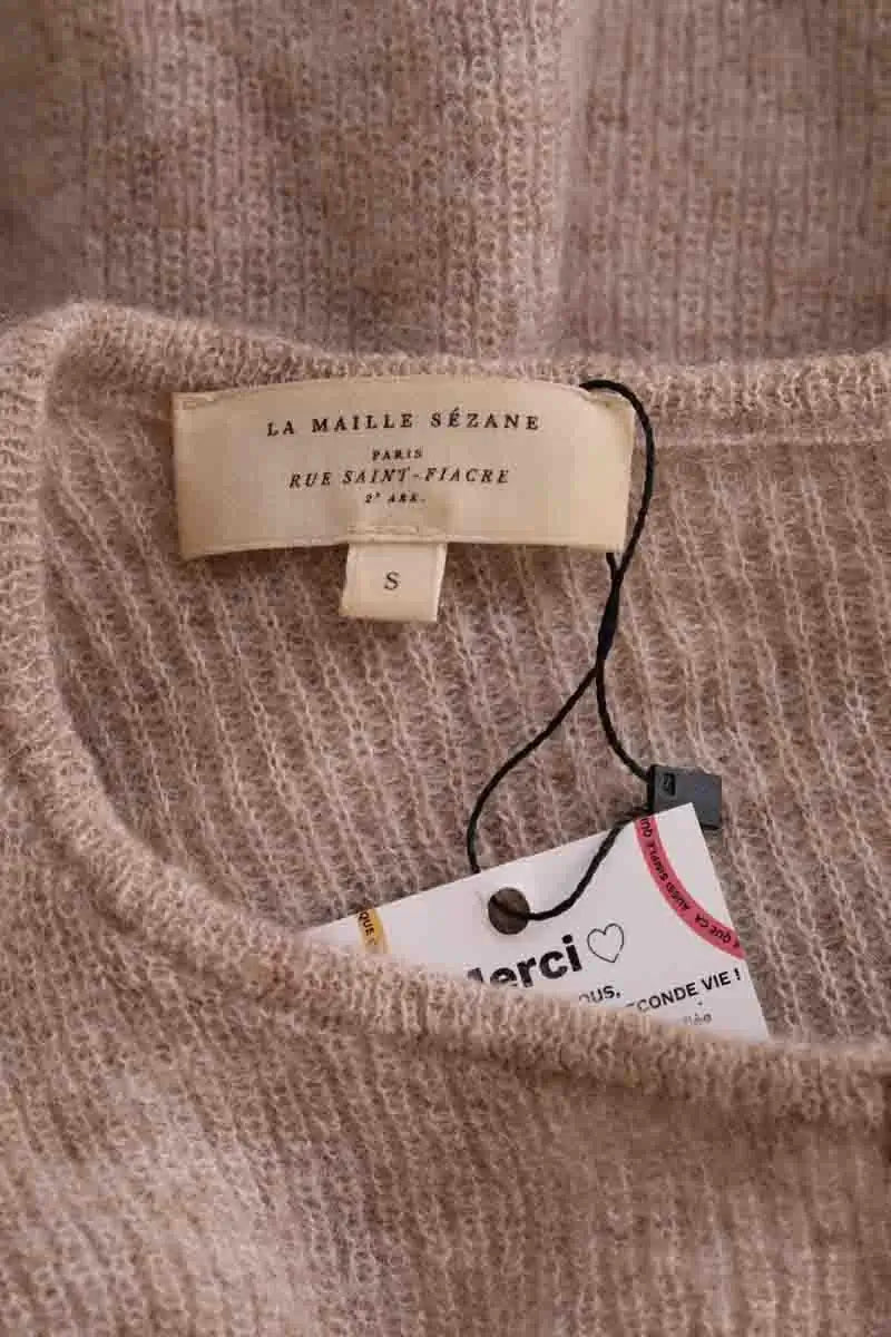 Cardigan Sézane Beige en Coton