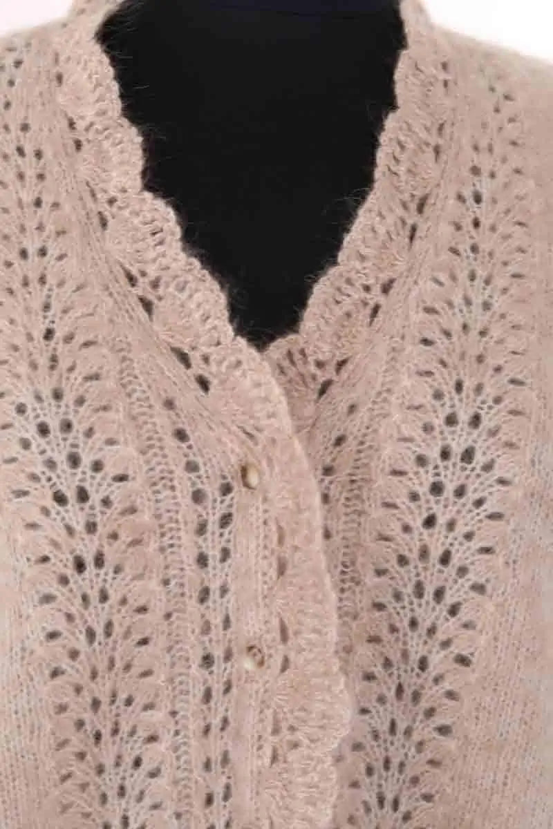 Cardigan Sézane Beige en Laine