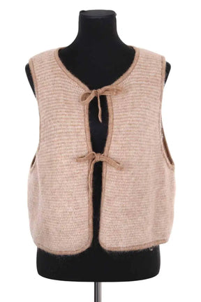 Cardigan Sézane Beige en Synthétique, taille XXXL - Seconde Main