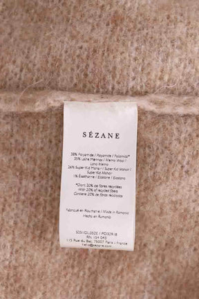 Cardigan Sézane Beige en Synthétique
