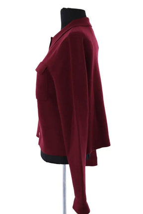 Cardigan Sézane Bordeaux en Laine