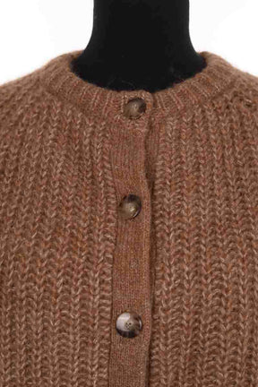 Cardigan Sézane Camel en Laine