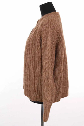 Cardigan Sézane Camel en Laine