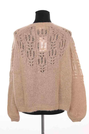 Cardigan Sézane Camel en Synthétique