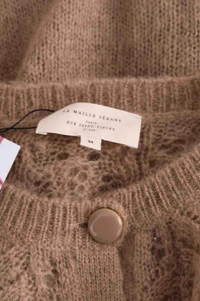 Cardigan Sézane Camel en Synthétique
