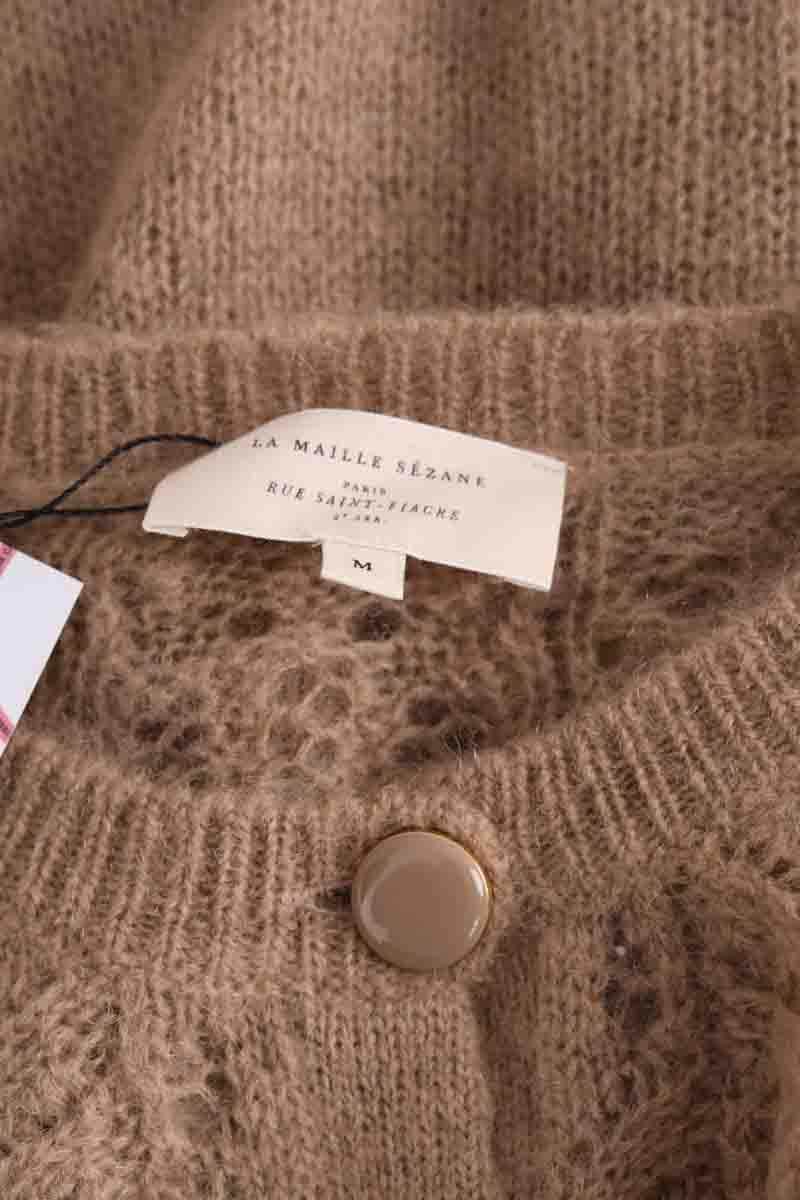 Cardigan Sézane Camel en Synthétique