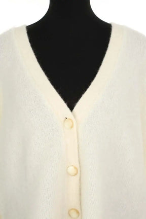 Cardigan Sézane Ecru en Laine