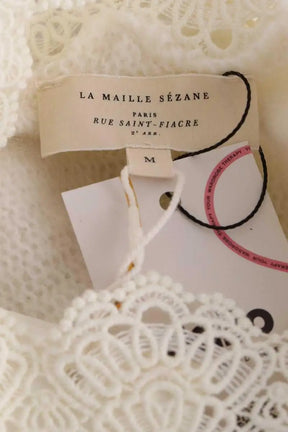 Cardigan Sézane Ecru en Laine