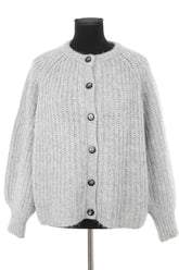 Cardigan Sézane Gris en Laine, taille M - Seconde Main