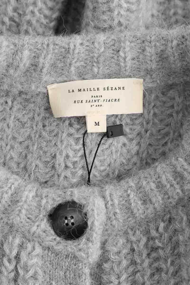 Cardigan Sézane Gris en Laine