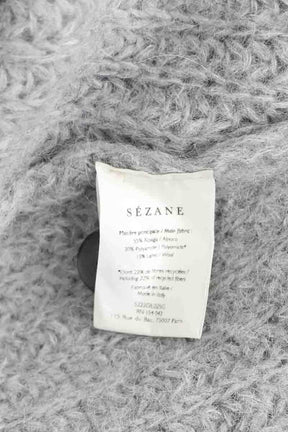 Cardigan Sézane Gris en Laine