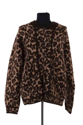 Cardigan Sézane Marron en Laine, taille L - Seconde Main