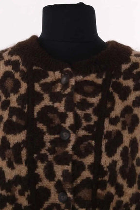 Cardigan Sézane Marron en Laine