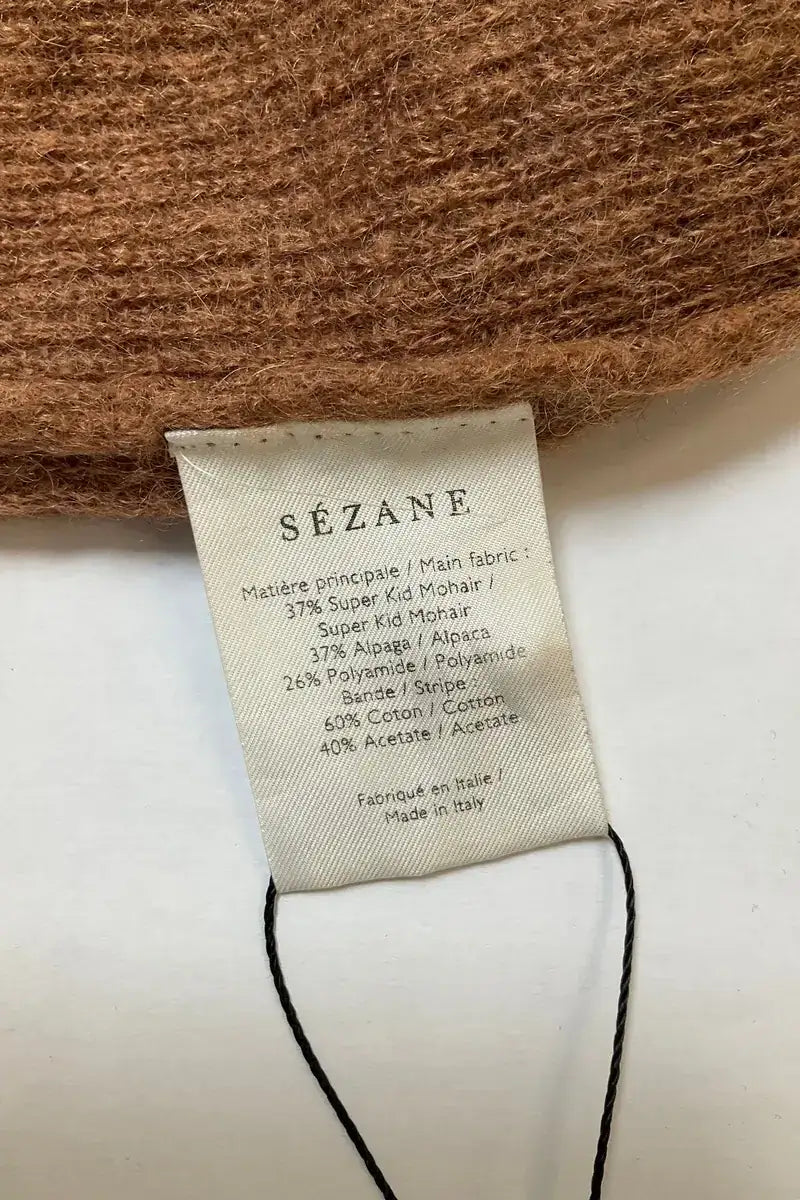 Cardigan Sézane Marron en Laine