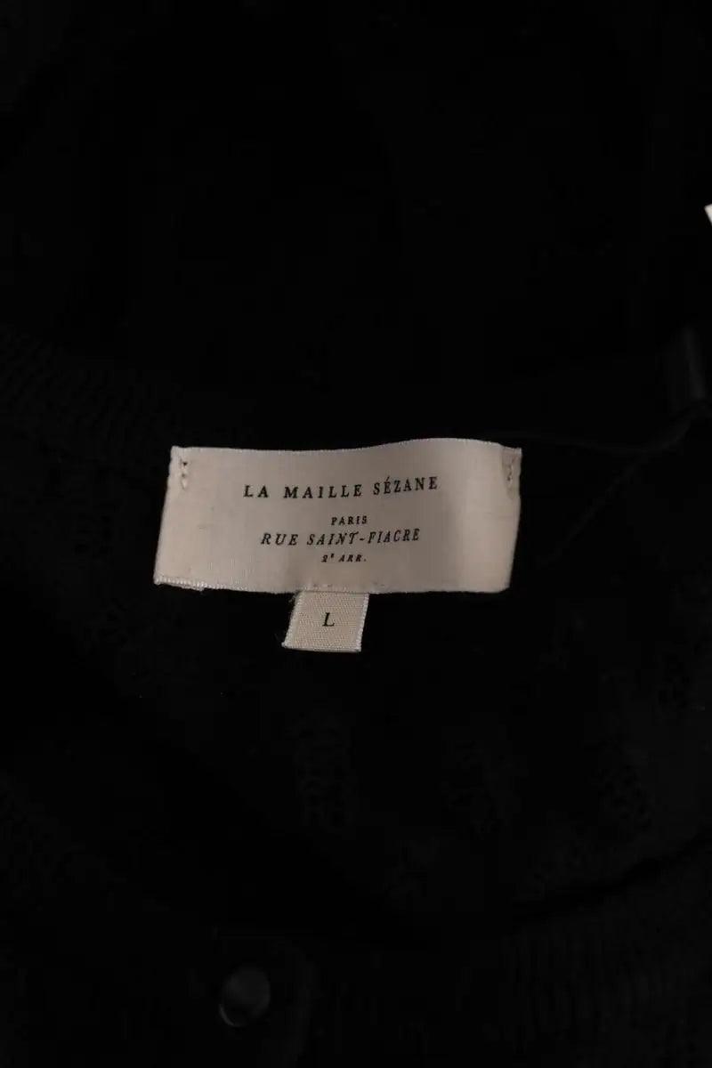 Cardigan Sézane Noir en Coton