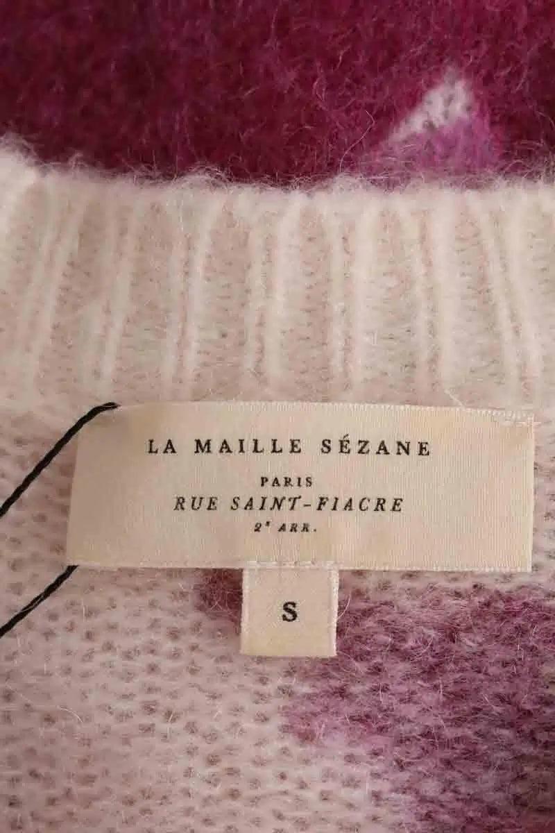 Cardigan Sézane Rose en Laine
