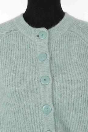 Cardigan Sézane Vert en Laine