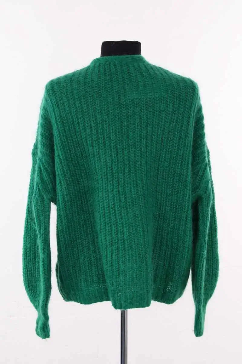 Cardigan Sézane Vert en Synthétique