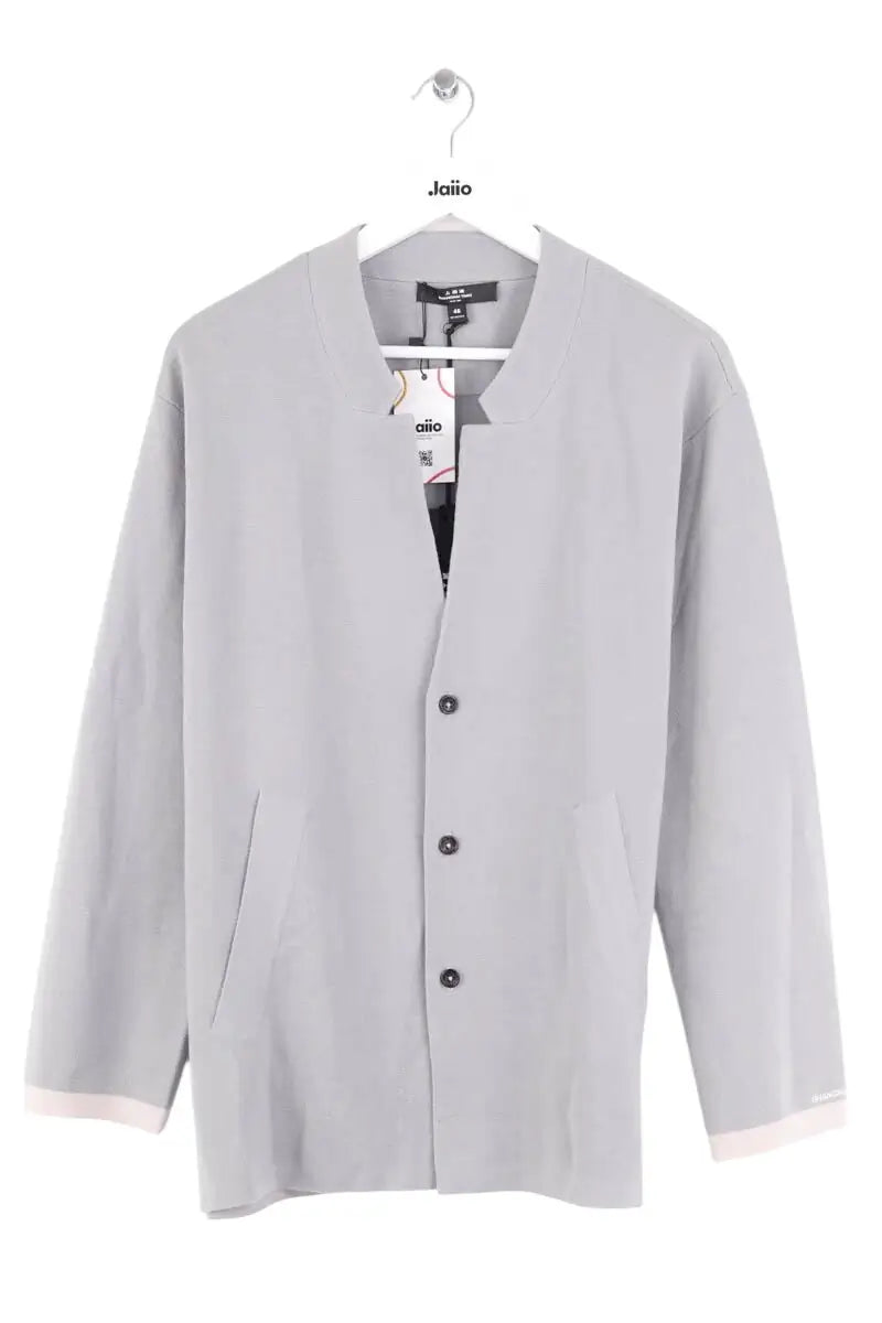 Cardigan Shanghai Tang Gris en Laine, taille XXXL - Seconde Main