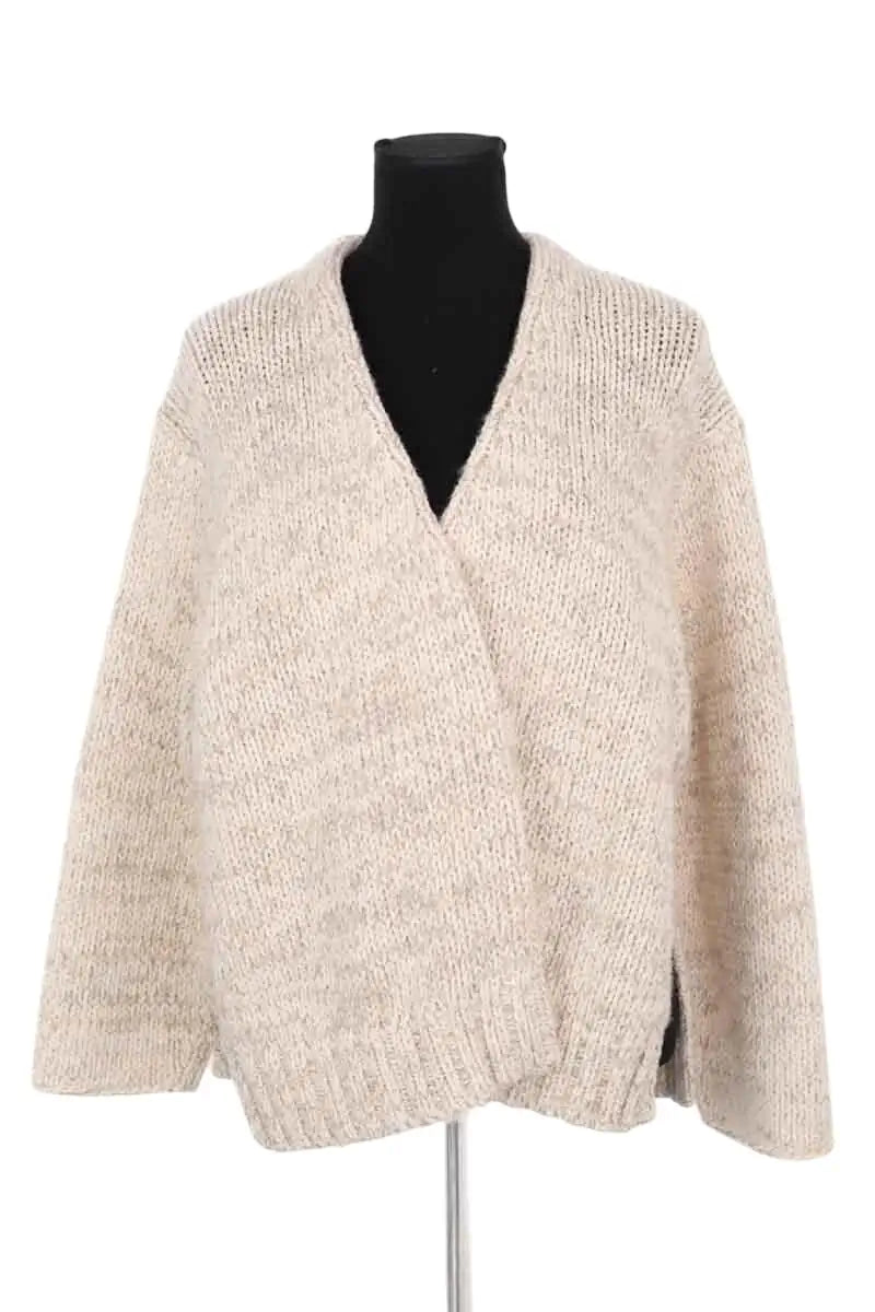 Cardigan Soeur Beige en Coton, taille S - Seconde Main