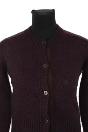 Cardigan Soeur Bordeaux en Laine