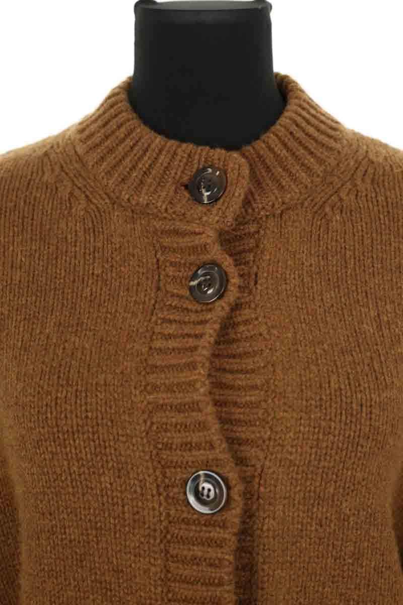Cardigan Soeur Marron en Laine