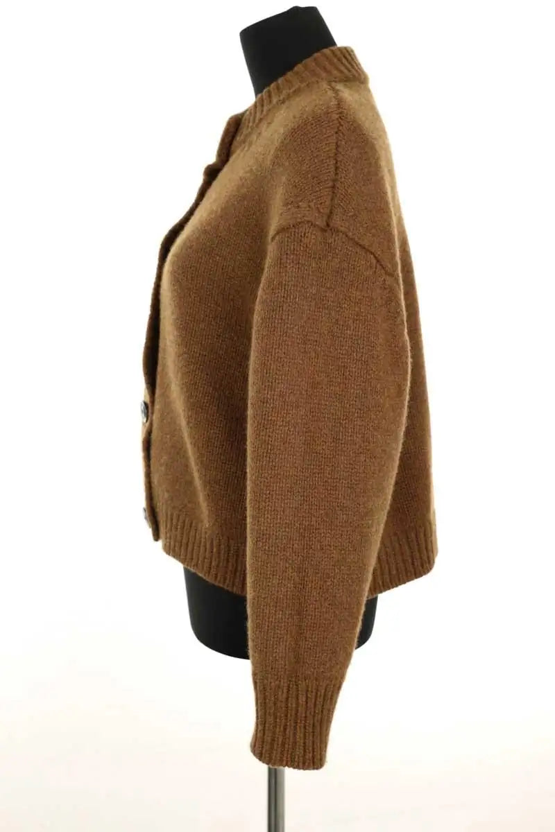 Cardigan Soeur Marron en Laine