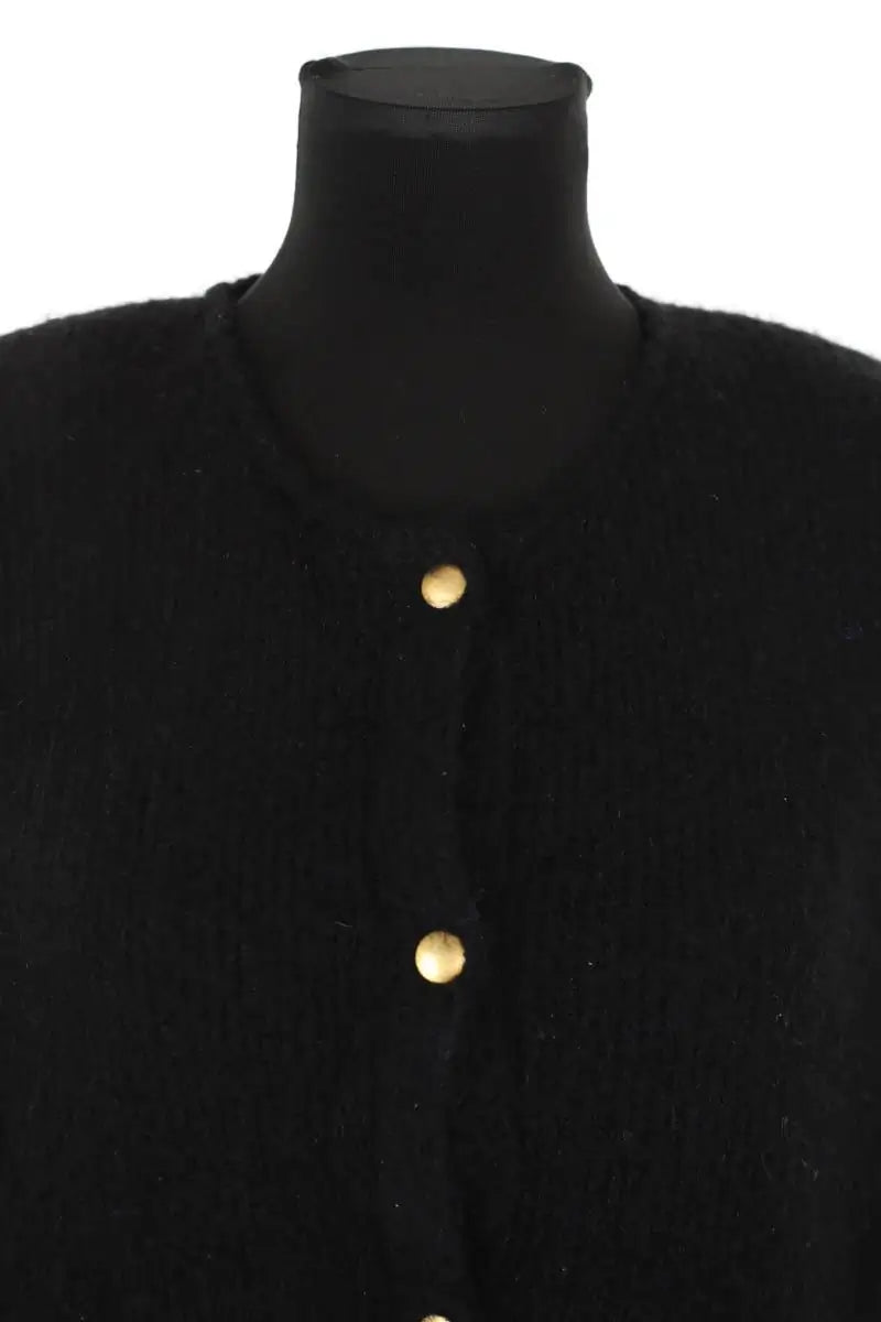 Cardigan Songe Lab Noir en Laine