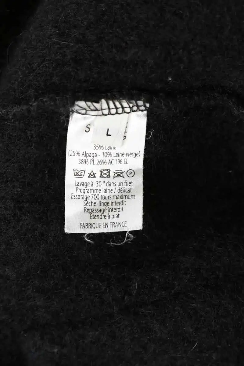 Cardigan Songe Lab Noir en Laine