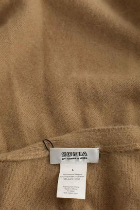 Cardigan Sonia Rykiel Beige en Laine