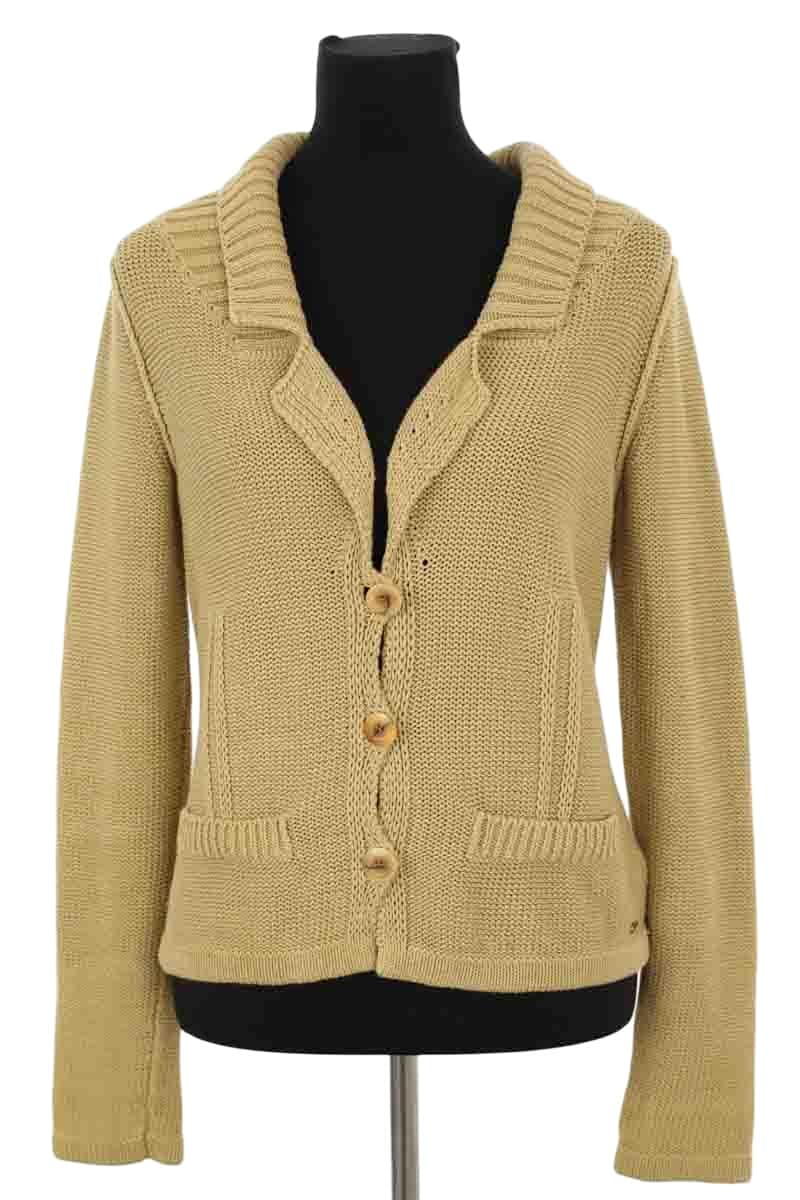 Cardigan Sonia Rykiel Jaune en Coton, taille M - Seconde Main