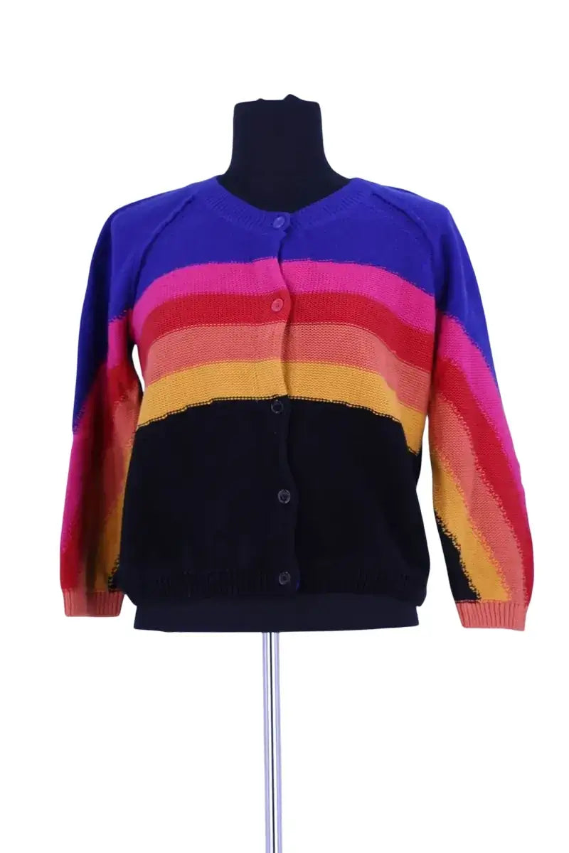 Cardigan Sonia Rykiel Noir en Coton, taille S - Seconde Main