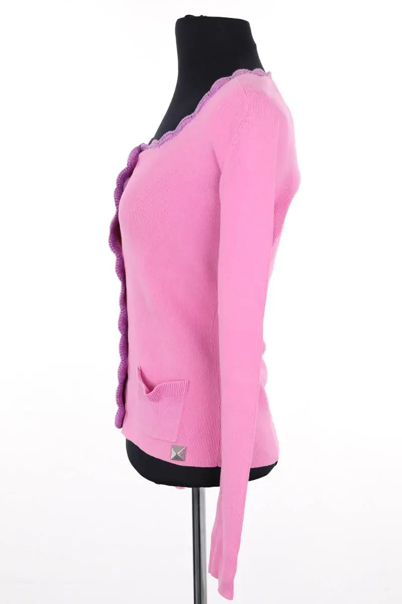 Cardigan Sonia Rykiel Rose en Coton