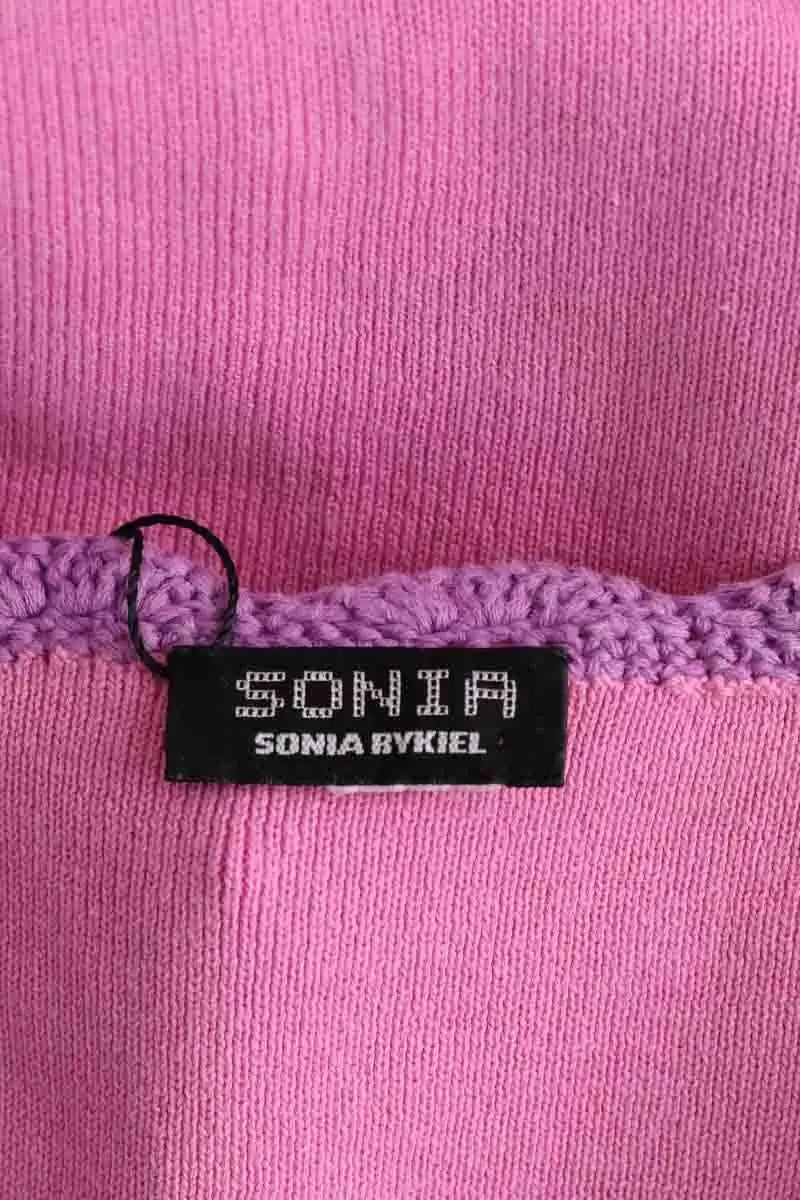 Cardigan Sonia Rykiel Rose en Coton