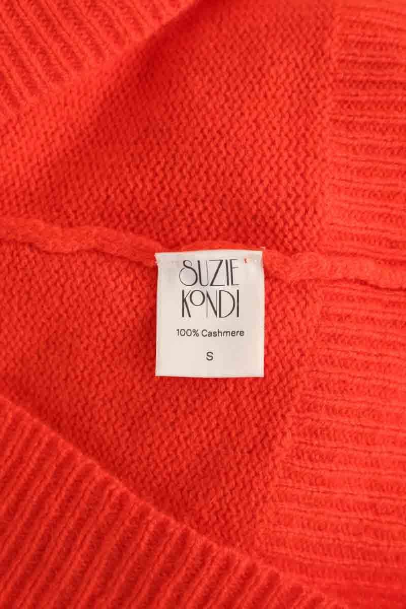 Cardigan Suzie Kondi Orange en Cachemire