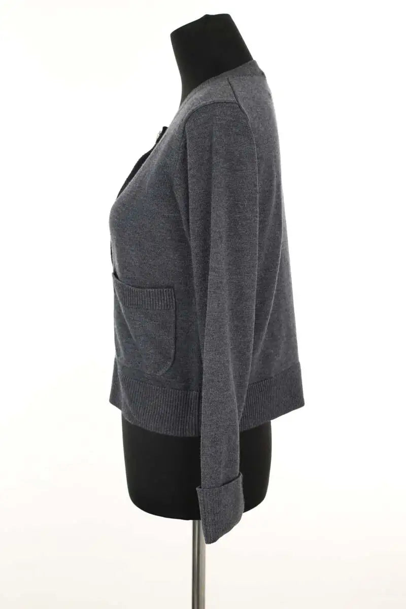 Cardigan Tara Jarmon Anthracite en Polyester