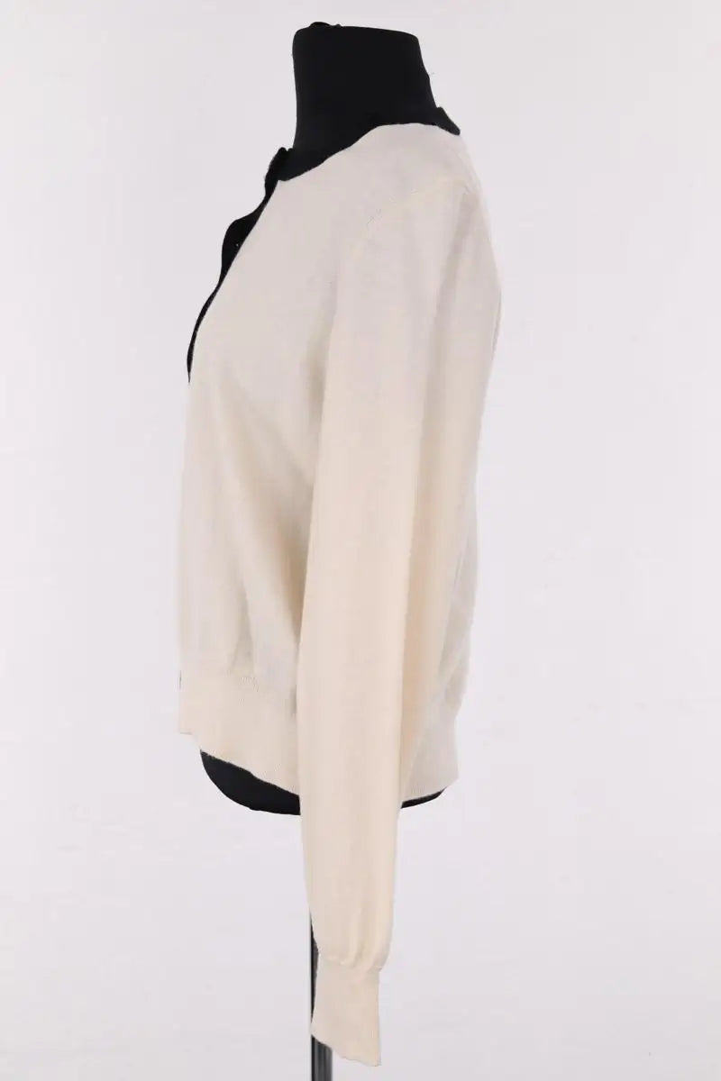 Cardigan Tara Jarmon Ecru en Laine